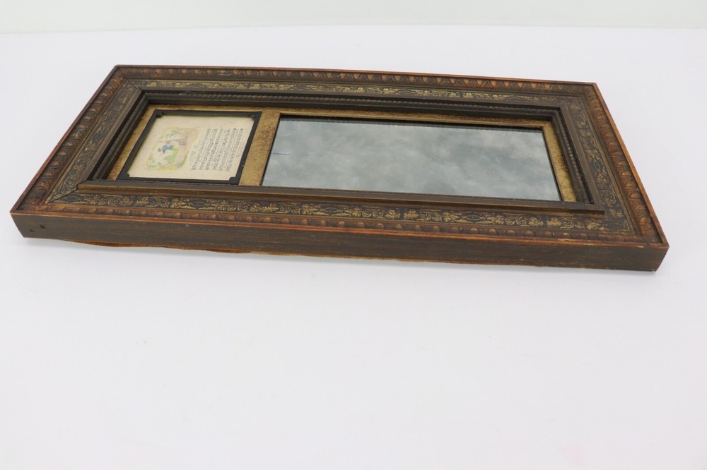 H Hal Kramer Co Chicago Framed Art Mirror Vintage
