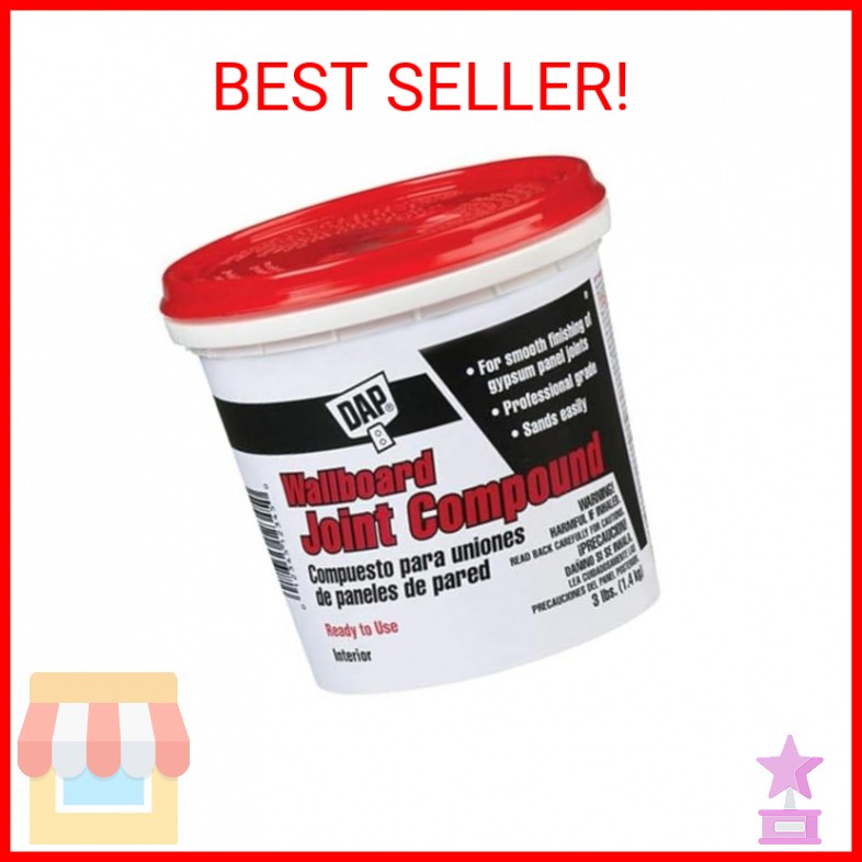 Dap 10100 Wallboard Joint Compound, White , 3-Pound