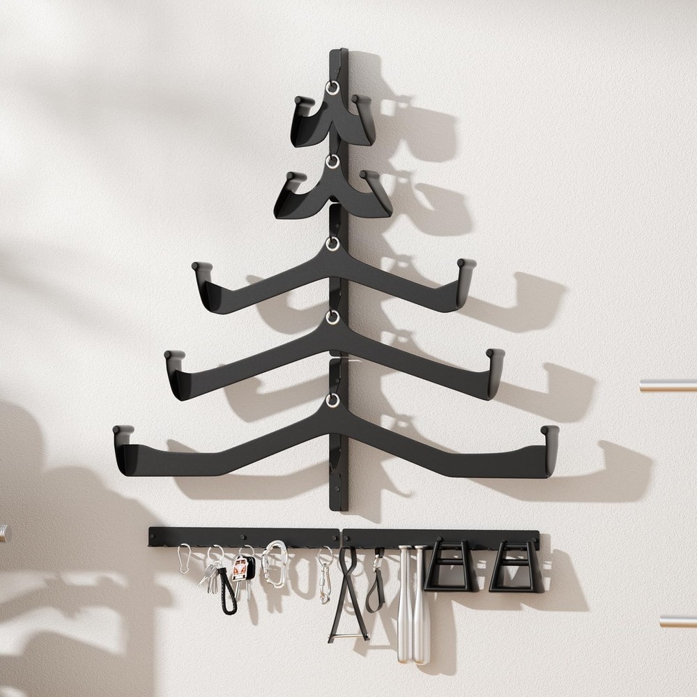 Lat Pull Down Bar Storage Rack Wall Mount,Gym Storage Wall Organizer for Lat ...