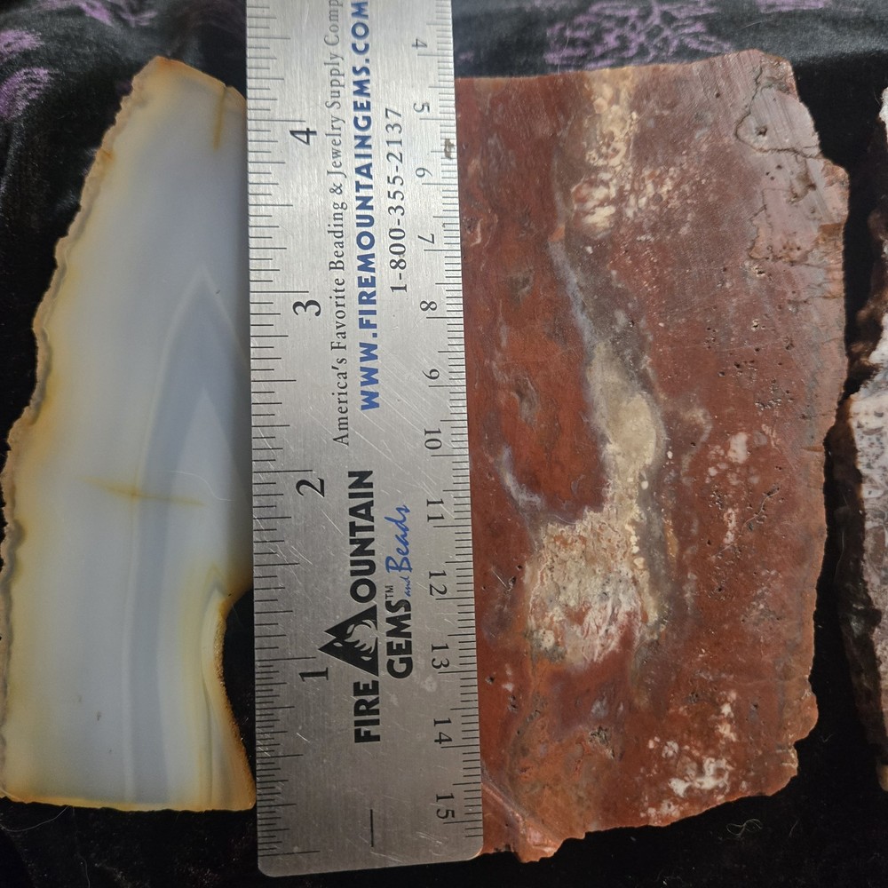 Agate And Jasper Slabs, Nice Colors And Patterns. Idaho