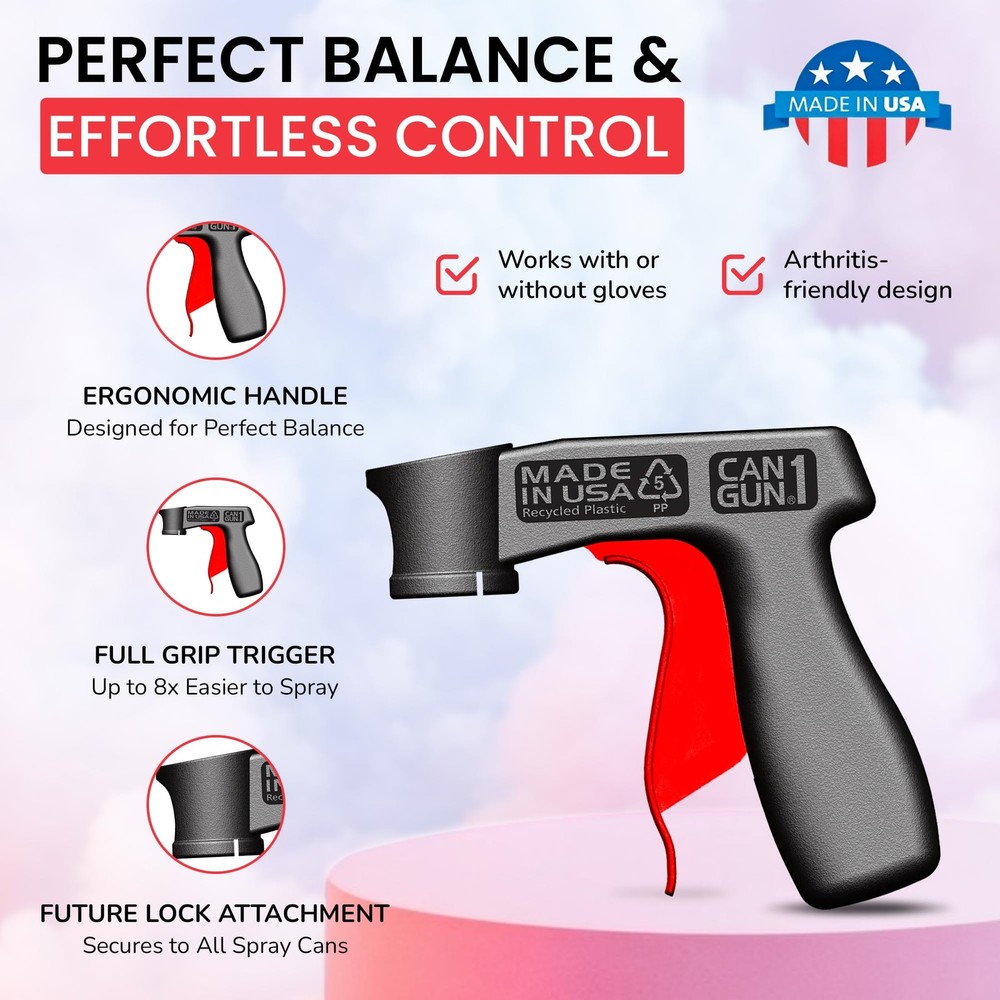 Safeworld Instant Aerosol Trigger Handle Can-Gun, Standard, Original Version