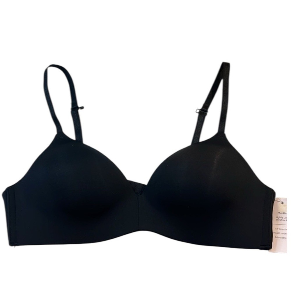 Auden Wirefree with Adjustable Straps, Lightly Lined, Black, Size 34A, NWT