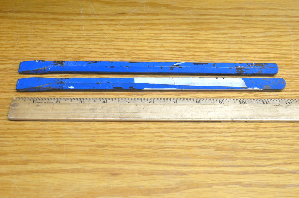 Two 5/8in. Octagonal Chisels 12" Long     (1-B)