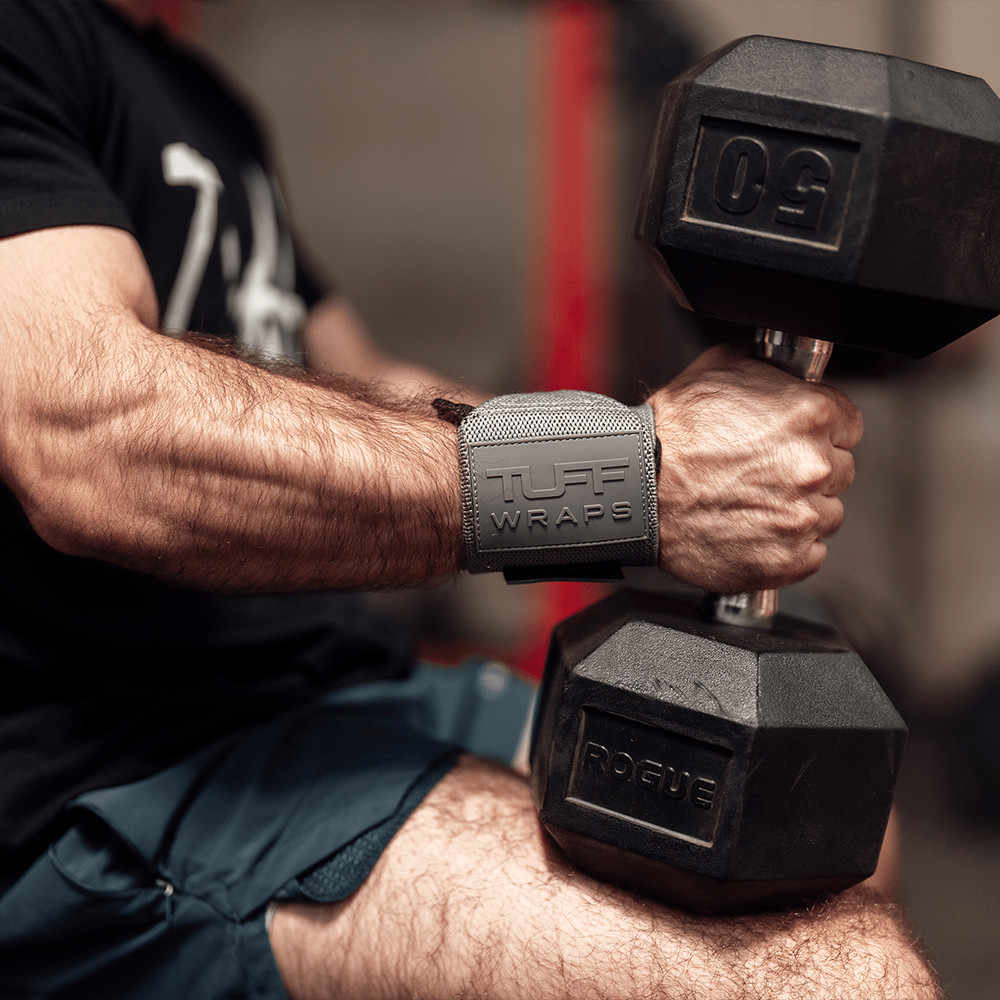 16" Villain Wrist Wraps - Solid Gray