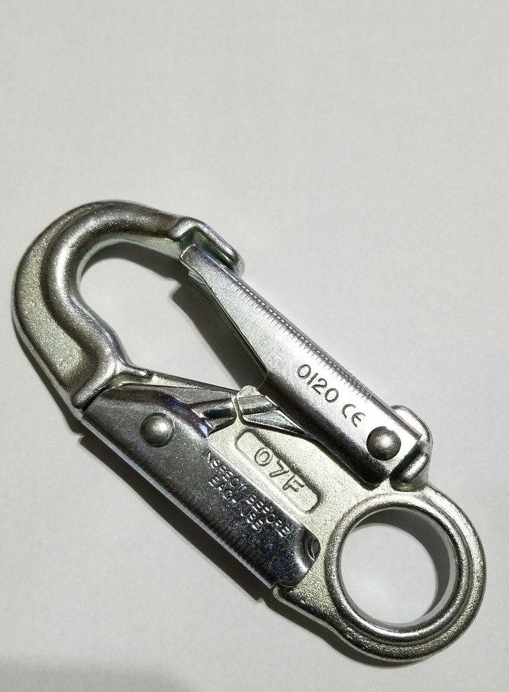 6-PACK Double locking Rope Snap Hook (3600 LBS gate strength)
