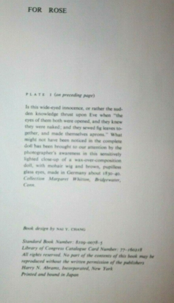 The DOLL Text By Carl Fox Hardbound Book