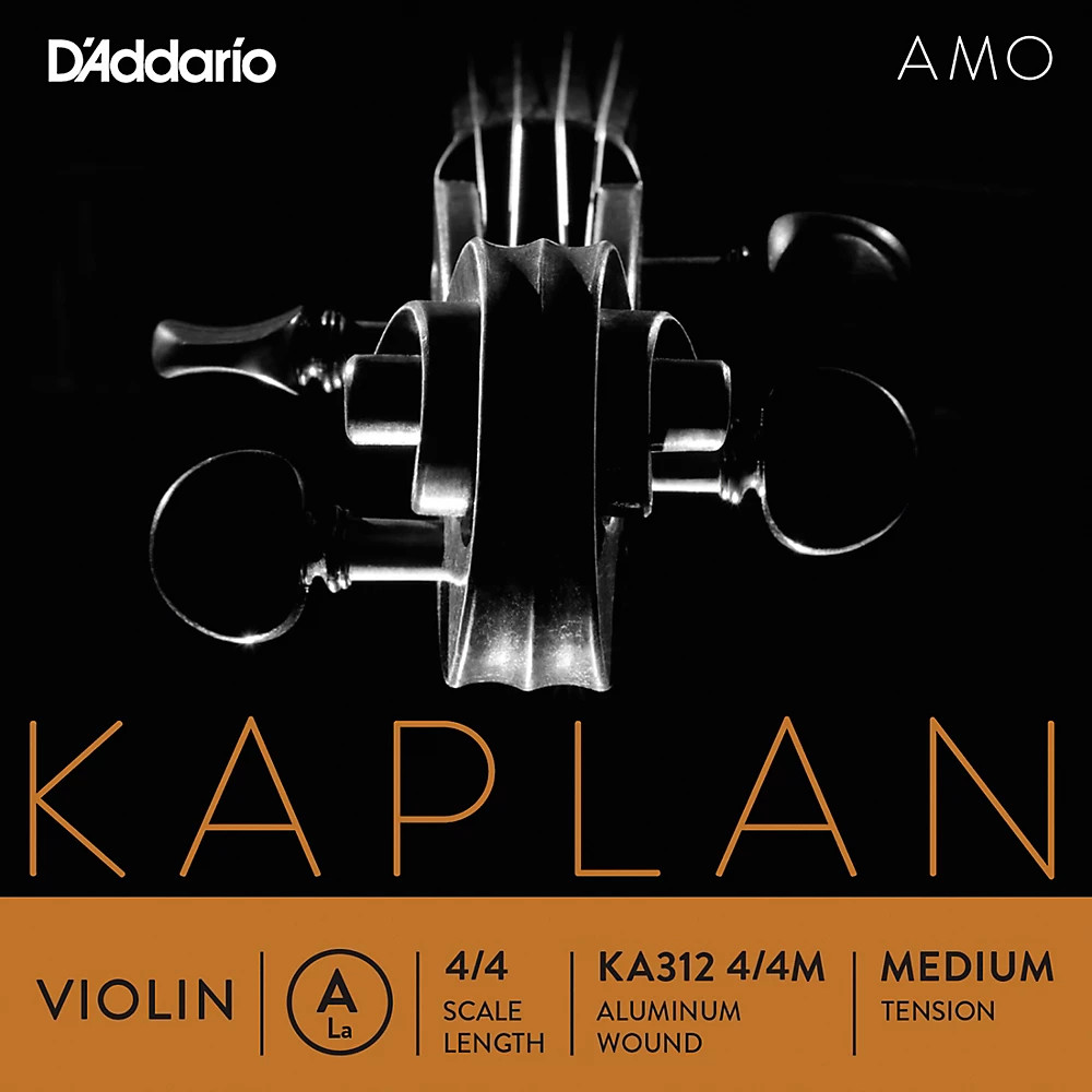 D'Addario Kaplan Amo Series Violin A String 4/4 Size, Medium
