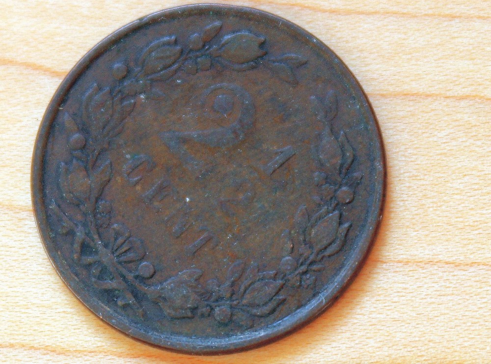 1886 Netherlands 2 1/2 Cents