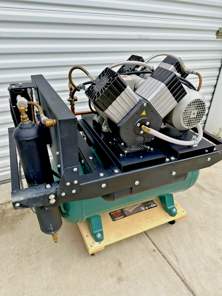 Tech West Dental Air Compressor - Single Unit with Minor Defect