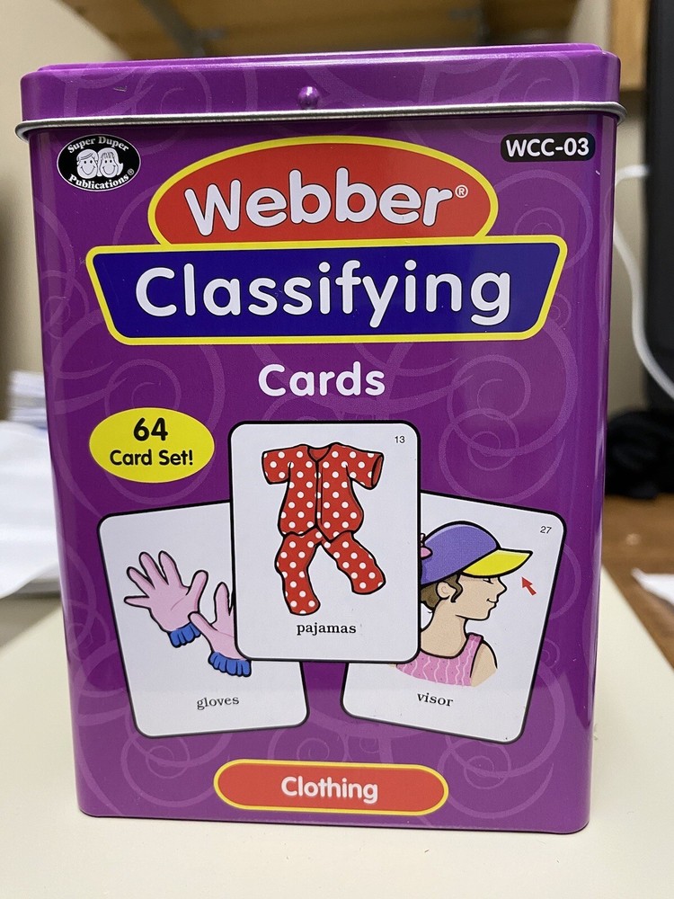 Super Duper: Classifying: Clothing (Slightly used)