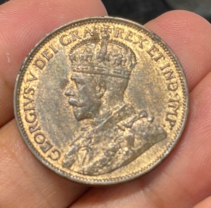 1913 Canada One Large Cent Coin High Grade