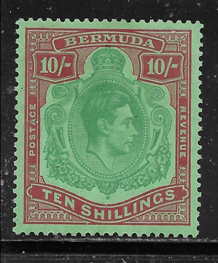 BERMUDA    SG119b       BROWNISH GUM                 MINT LIGHTLY HINGED