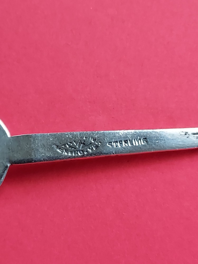 Mexico Aztec Style Silver Spoon