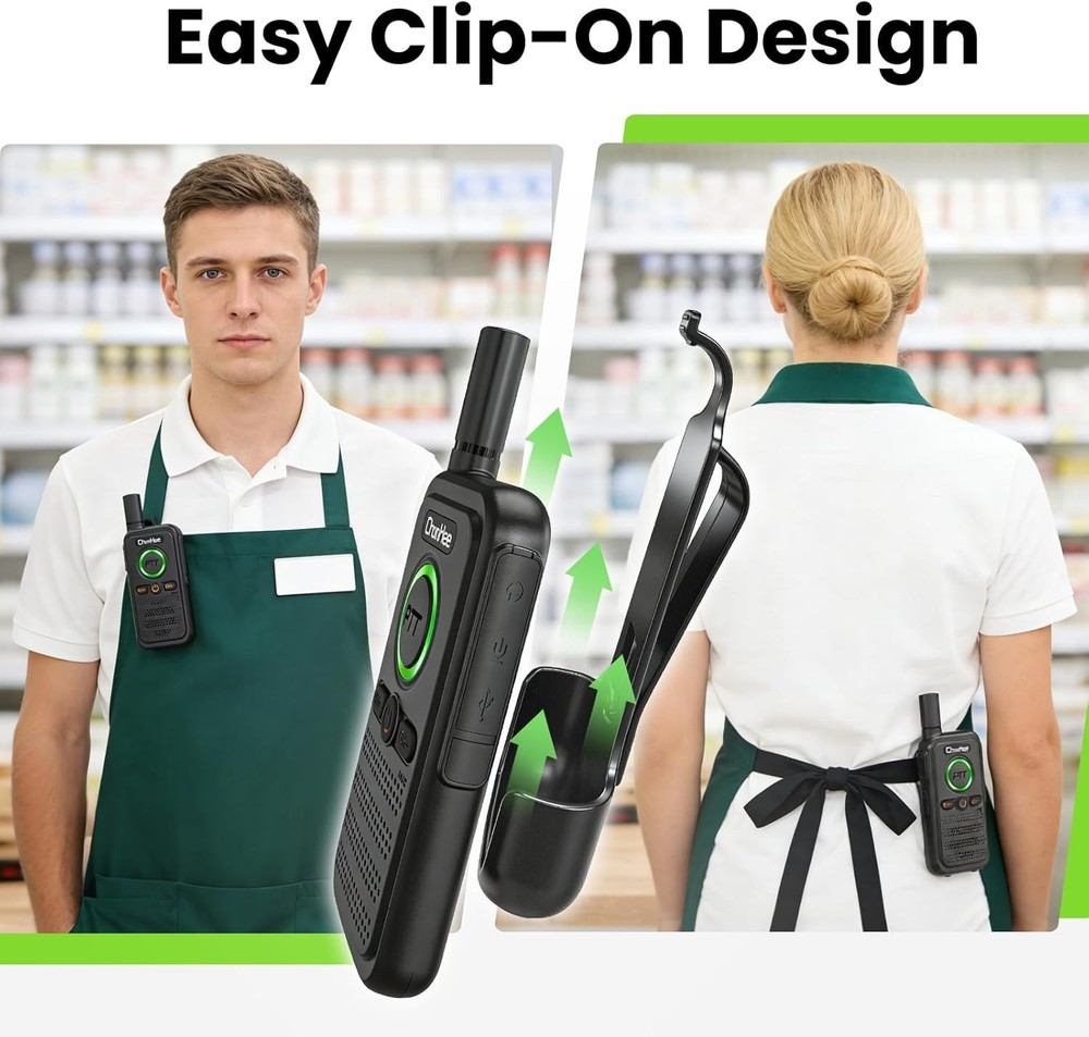 Wireless Intercom System, 2 Way Voice Intercom for Home, 1.5-Mile Long Range,...