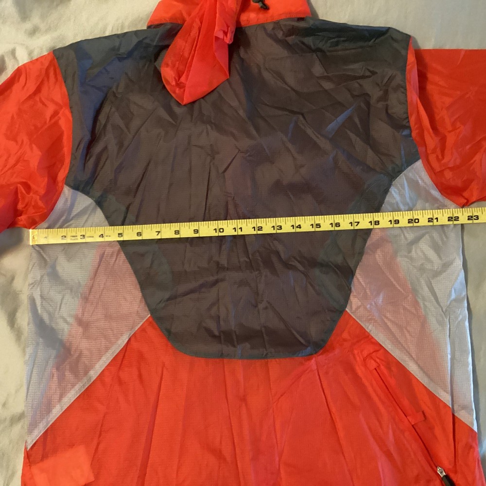 Nike Golf Short Sleeve Pullover Windbreaker Packable Jacket Red Men's Large