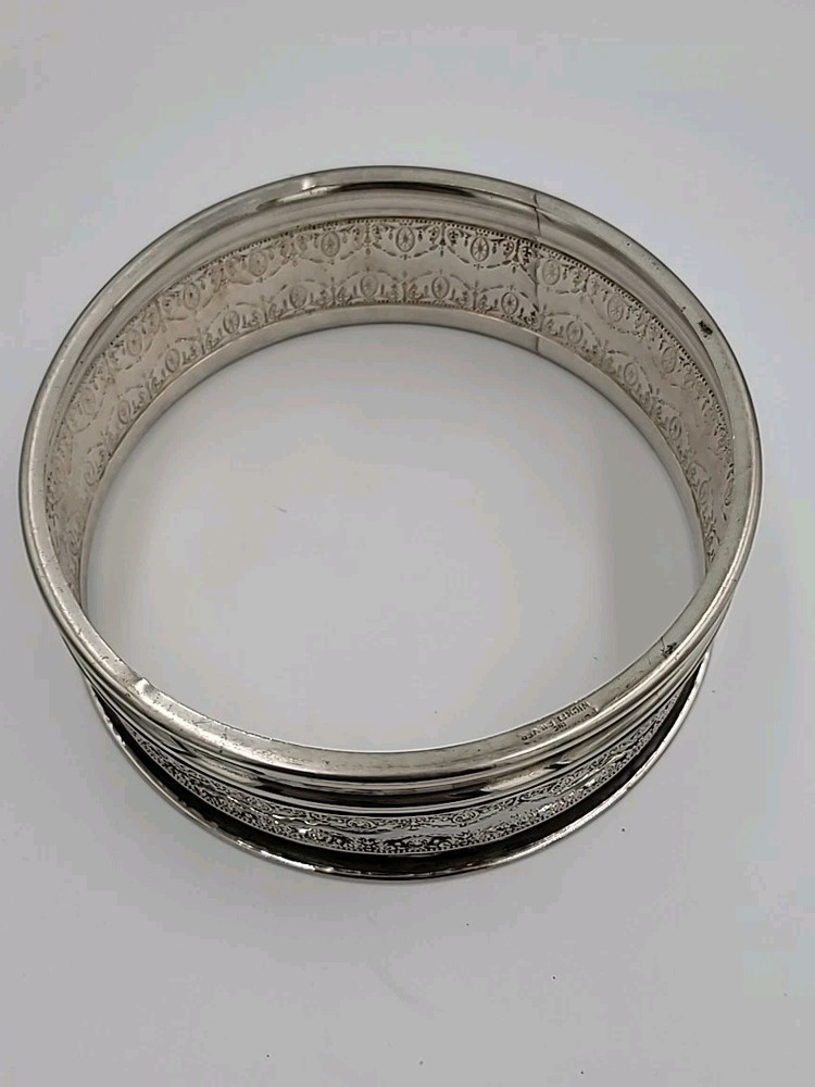 8” Silverplate Wine Coaster Without Bottom