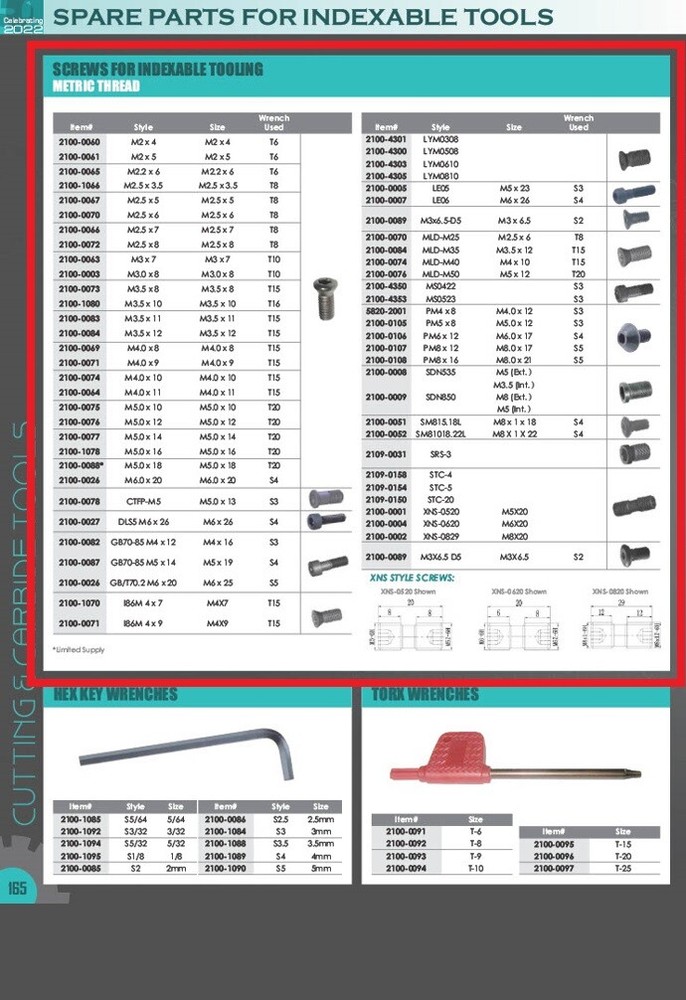 MS0422 CLAMP SCREW (2100-4350)