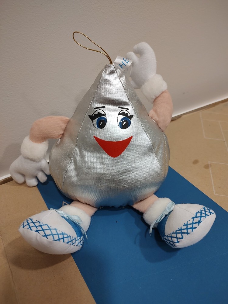 Hershey's SILVER HERSHEY KISS CANDY Plush Toy