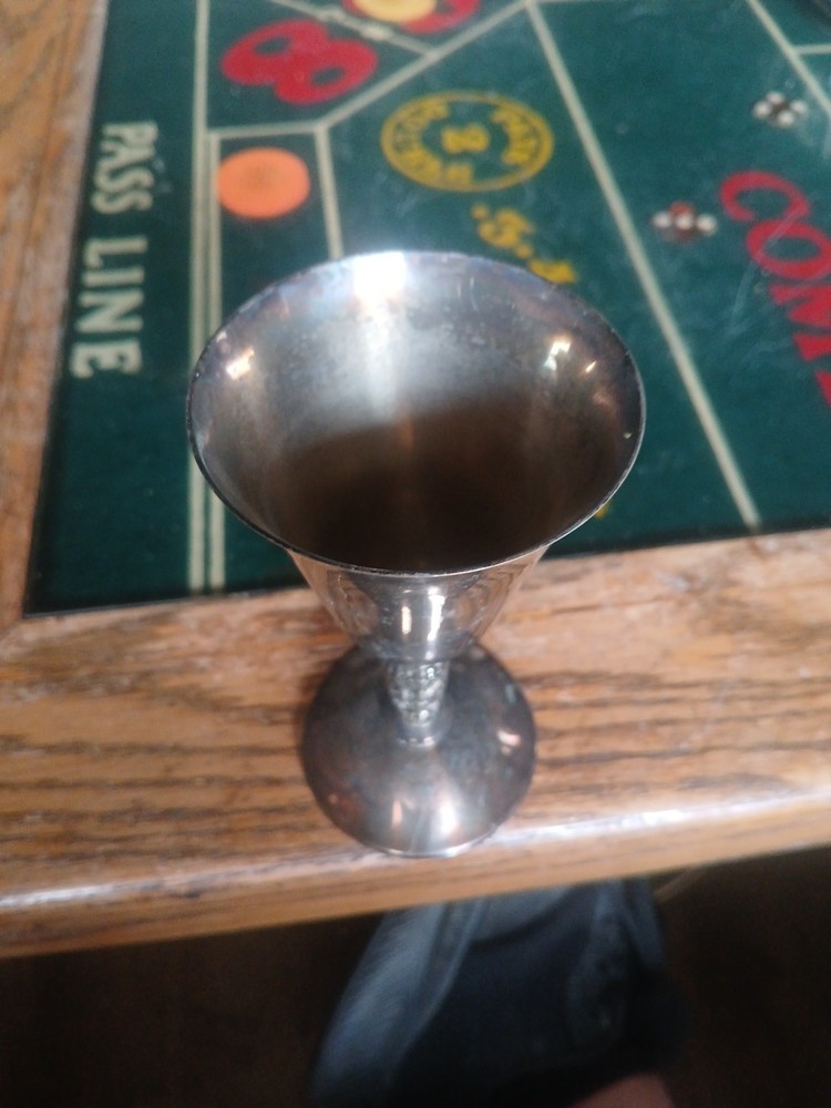 5" Vintage Plator Silverplate Goblet Spain