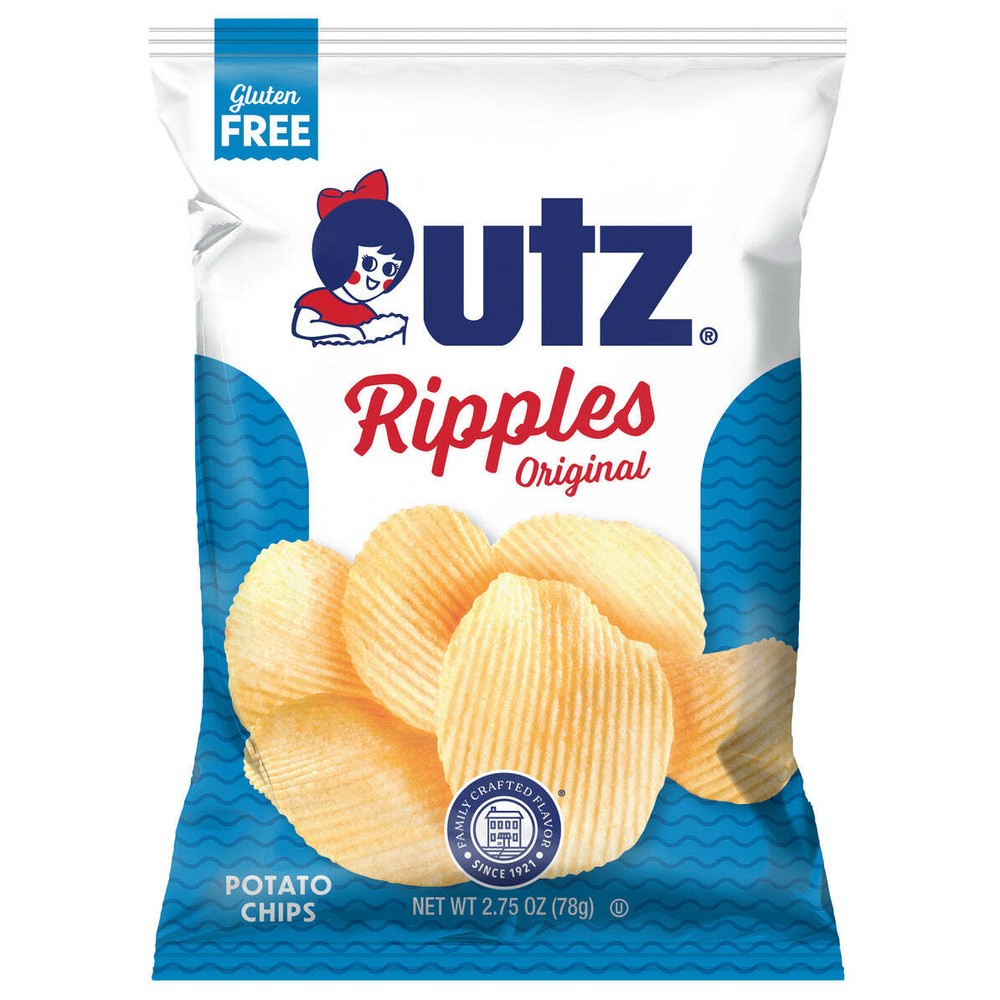 * UTZ Ripple Chip 2.75 oz ... 4 PACK ..