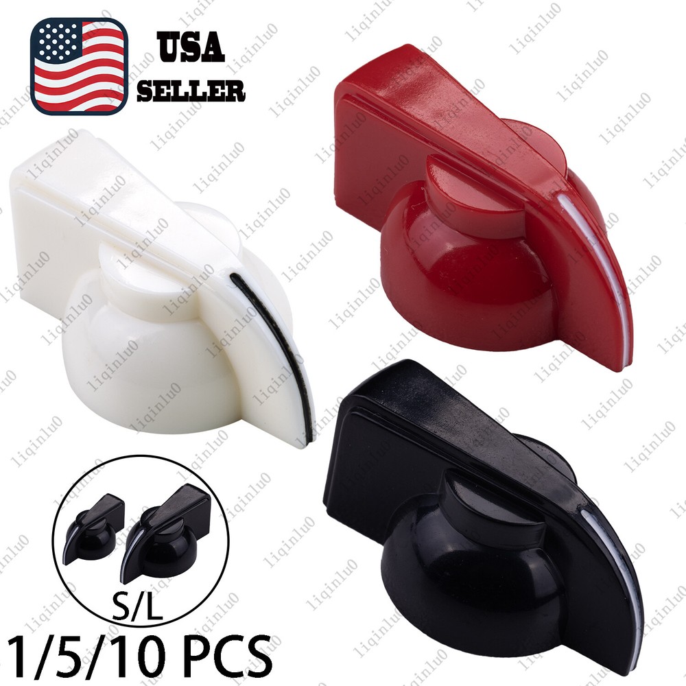 1/5/10Pcs Guitar Amp Knobs Chicken Head Guitar Chicken Head Pointer Knobs