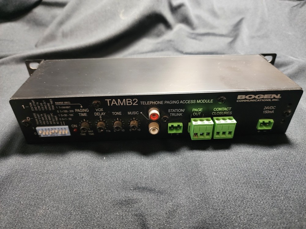 Bogen Model: TAMB2 Telephone Paging Access Module
