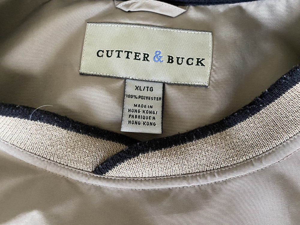CUTTER & BUCK WINDBRAKER/GOLF PULLOVER SIZE: XL, PRE-OWNED & FREE SHIPPING!