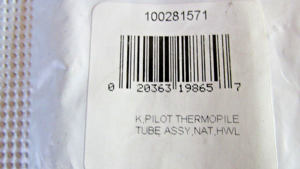 A.O. Smith Gas Water Heater THERMOPILE ASSEMBLY - 100281571 - NEW (Open box)