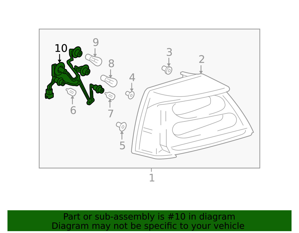Genuine Mitsubishi Socket & Wire MR987708