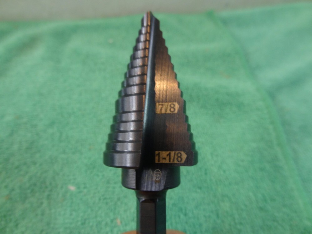 Klein Tools 'Unibit' Step Drill Bit 7/8" to 1-1/8" - KTSB11