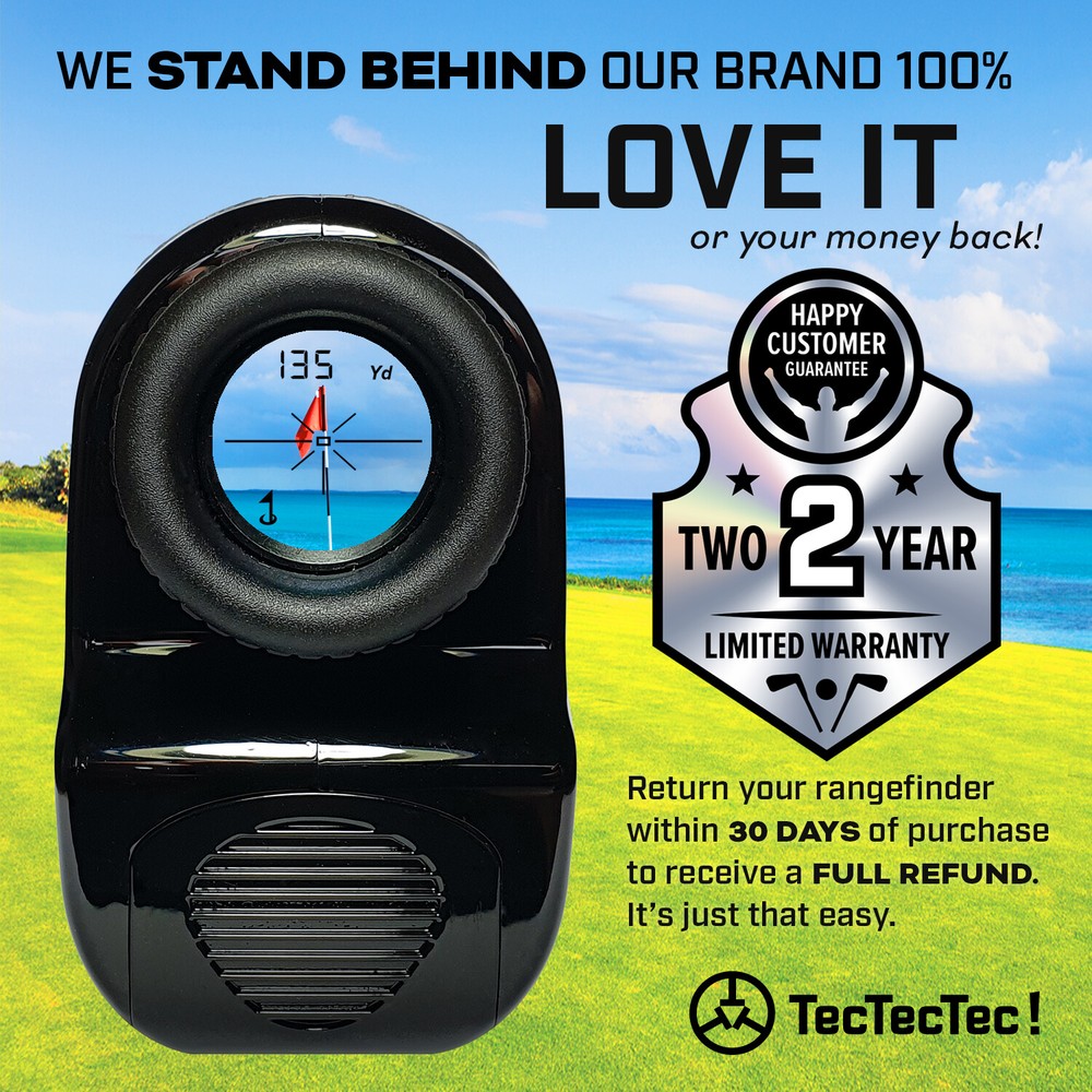 TecTecTec VPRO500 Golf Rangefinder with High-Precision Laser