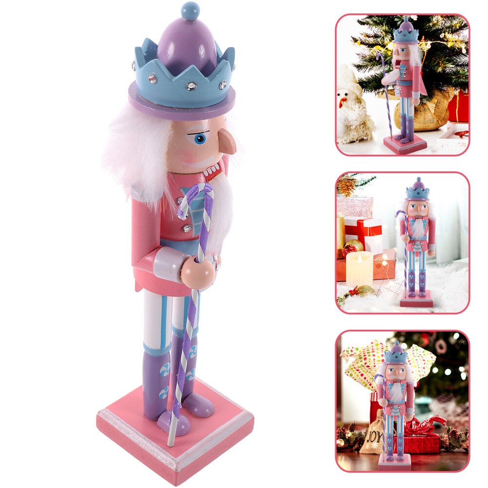 1PC Xmas Nutcrackers Christmas Decor Nutcrackers Ornament Nutcracker Figure