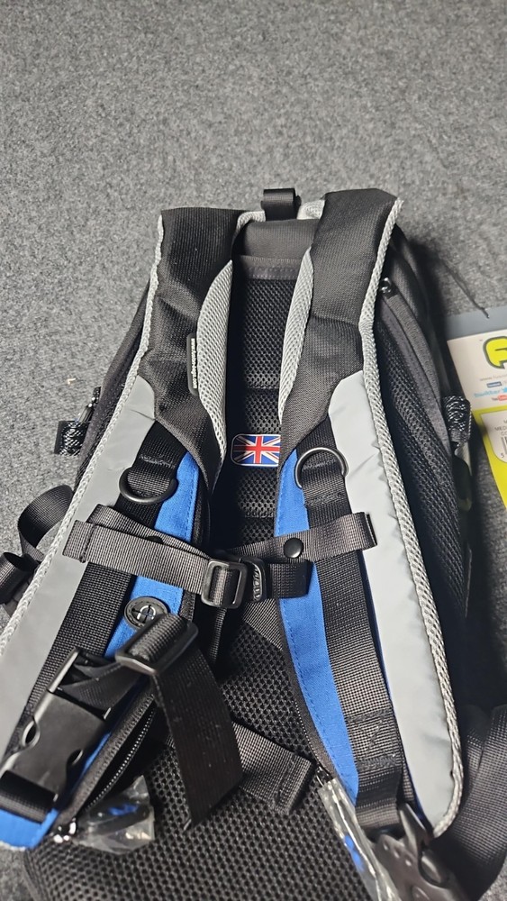 Fusion Premium Medium Backpack, Black/Blue FB-PA-01-B