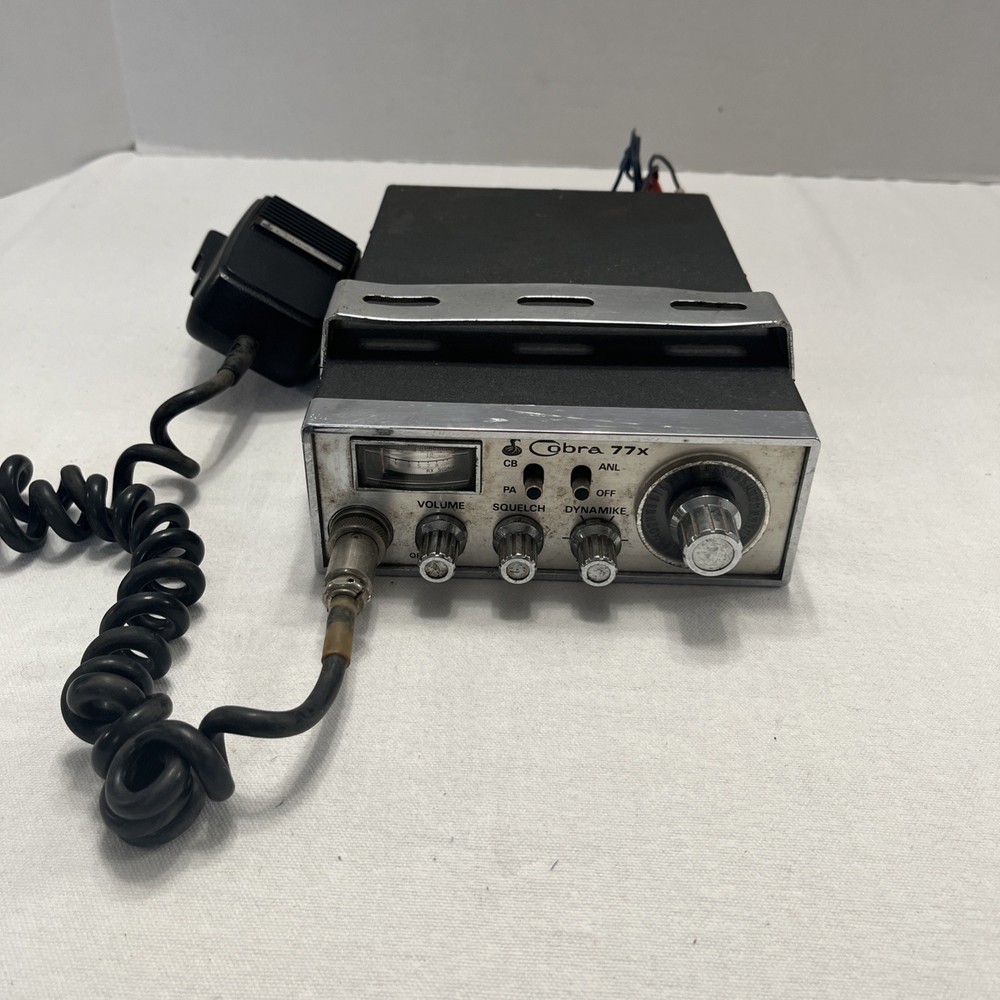 Cobra 77x CB Radio With Microphone Untested