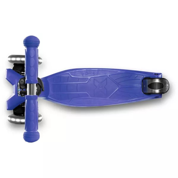 MICRO KICKBOARD MAXI KICK SCOOTER WITH LED LIGHTS - BLUE