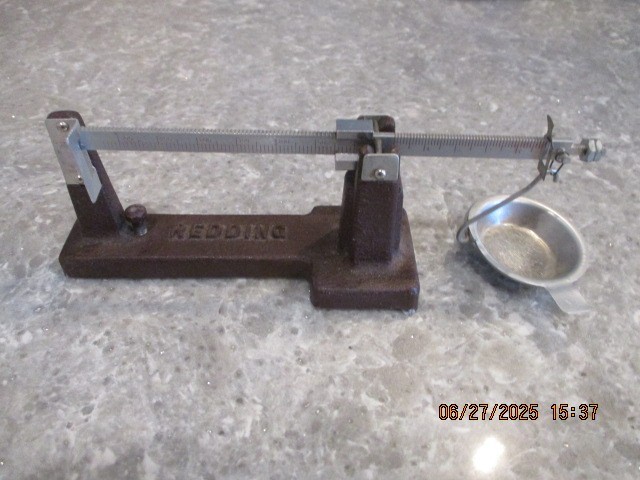 VINTAGE REDDING POWDER Reloading SCALE