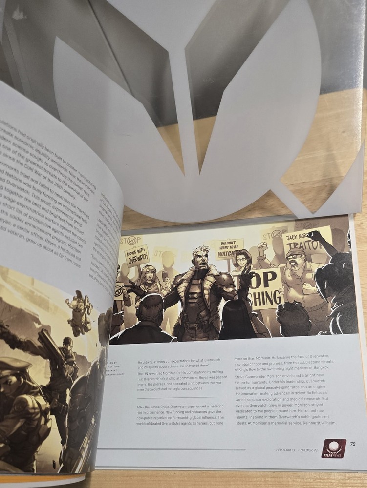 Overwatch Visual Source Art Book - Book Only With Plastic Sleeve