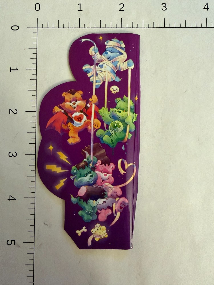 Handmade MAGNET: Universal Monsters Care Bears mashup
