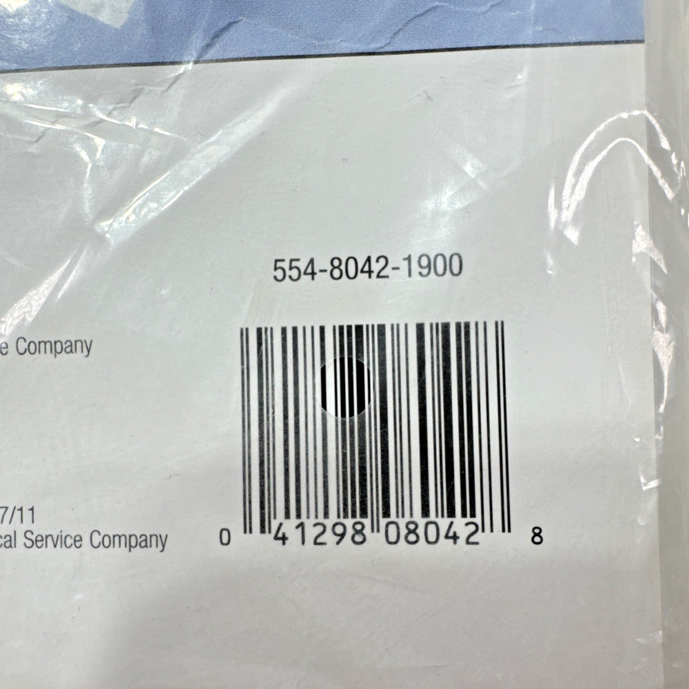 NOS 2011 DMI Polyester Pillow Protector Machine Washable Standard 21 X 27 White