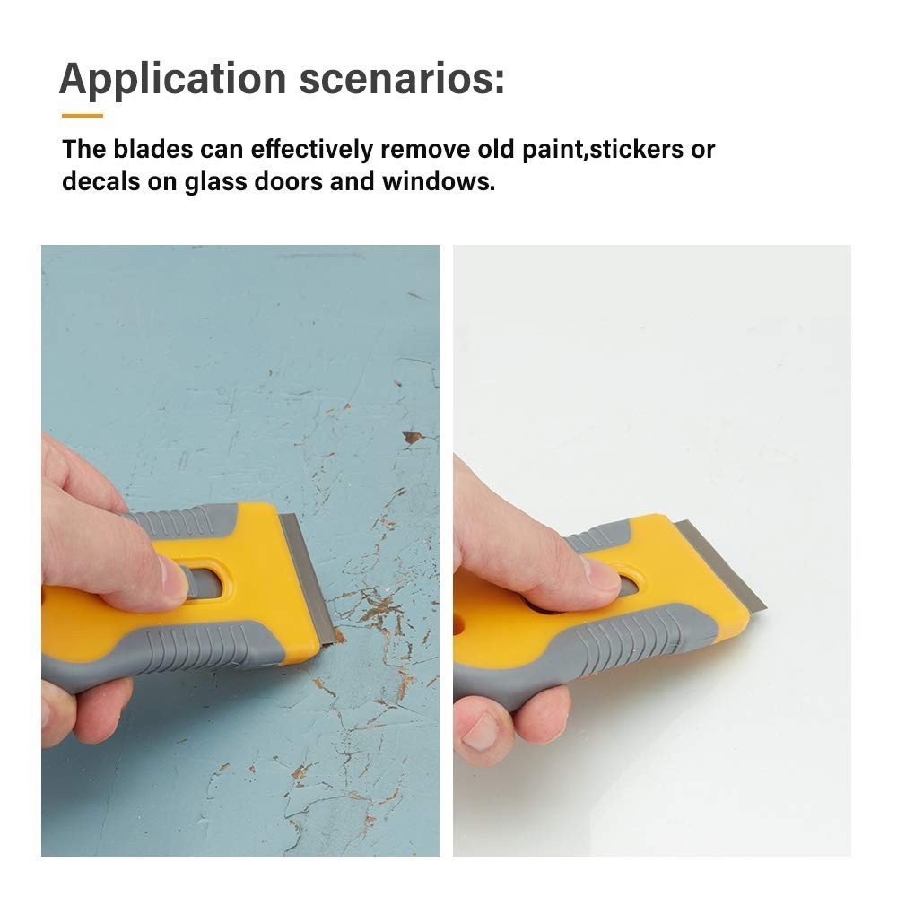 Versatile Single Edge Razor Blades - Sharp, Durable & Moisture-Proof, 100 Count