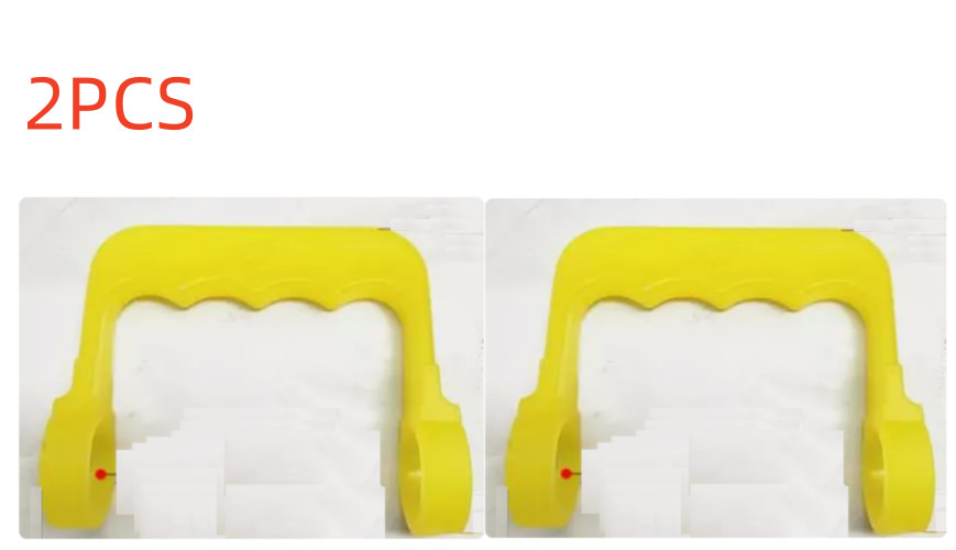 2PCS For 2 Ton Horizontal Jack Yellow Handle