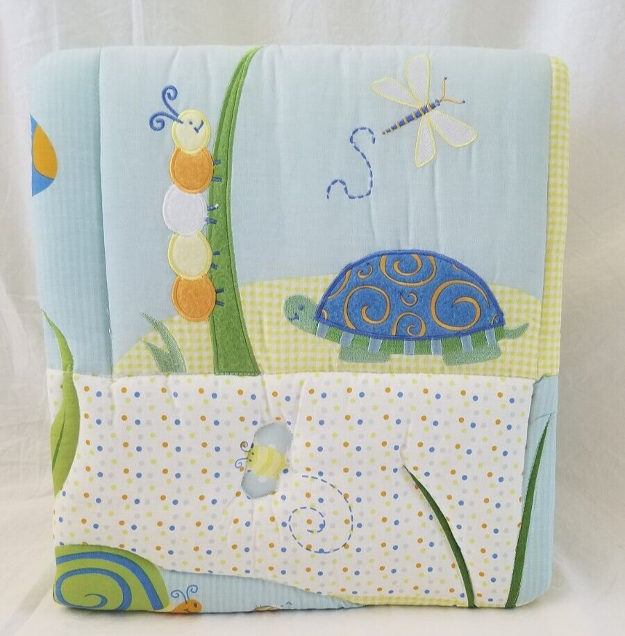3 pc Step by Step Garden Patch Baby Nursery Crib Bedding Set NIP