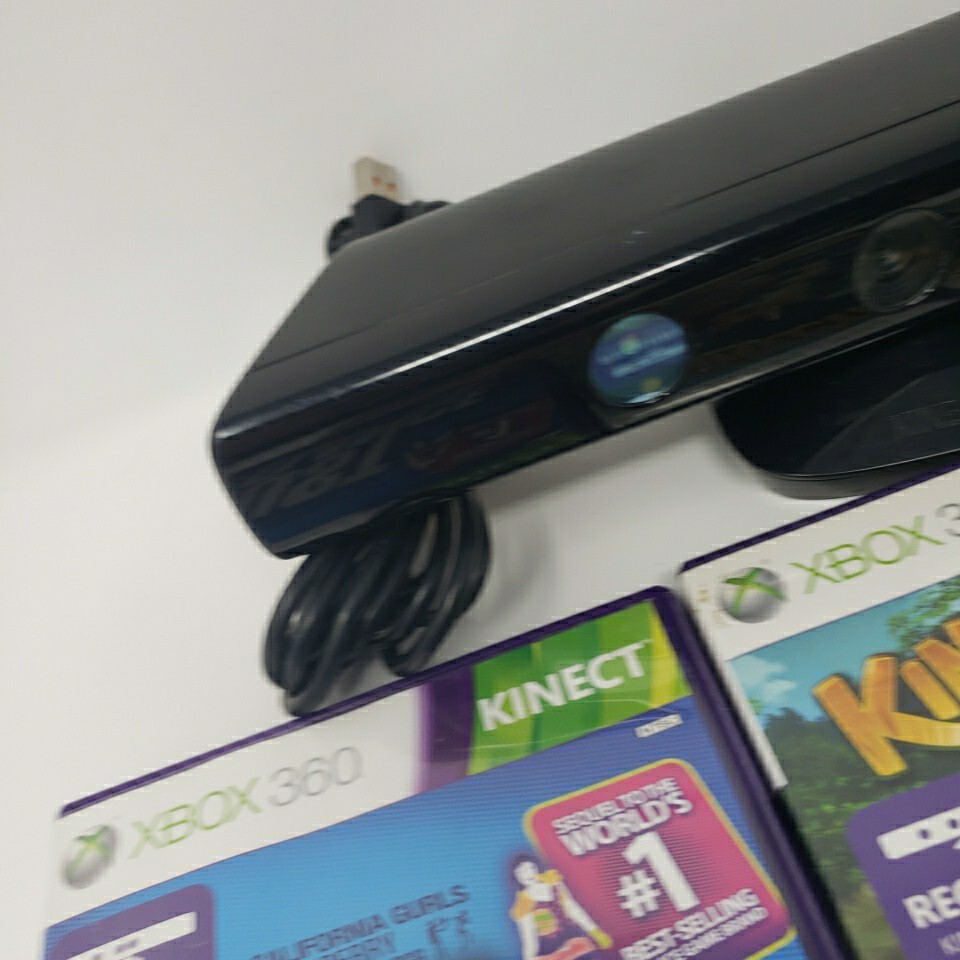 Xbox 360 Kinect Bundle - Sensor & 5 Games Cleaned and Polished Discs