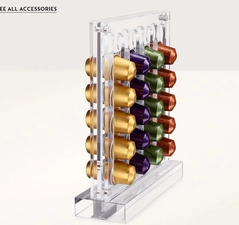 NESPRESSO Versilo Coffee Capsule Dispenser – Easy Storage & Display 2 PACK