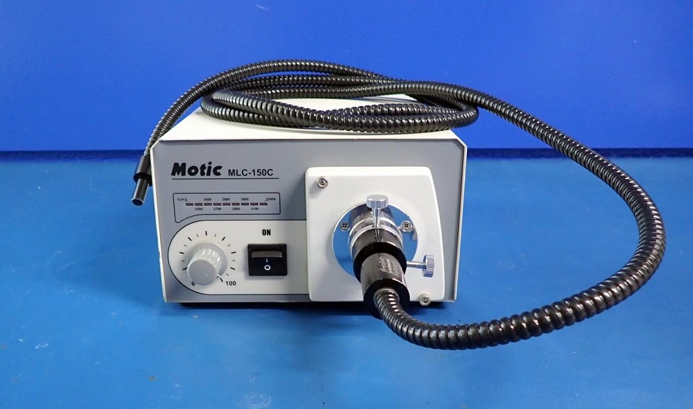 MOTIC MLC-150C 150W EKE Halogen Illuminator w/ Fiber Optic Light Guide