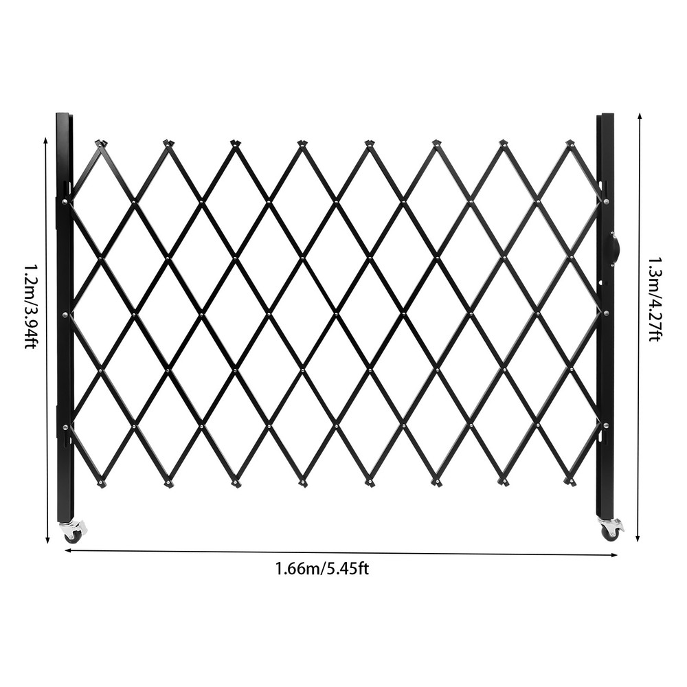 Single Folding Security Gate Flexible Expanding Security Gate Folding Door