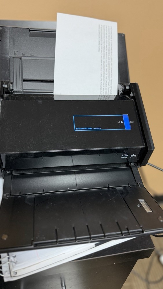 Fujitsu ScanSnap iX500 Color Image Document Scanner FI-IX500 USB Adapter Include