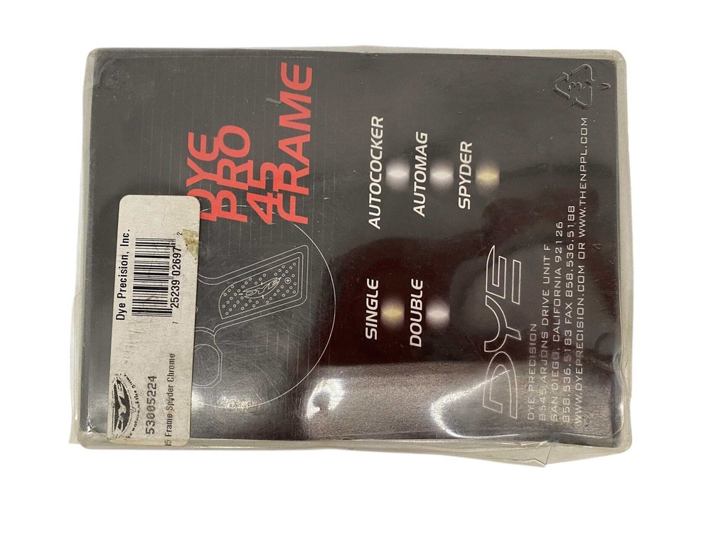 Dye Pro 45 Frame Spyder Chrome