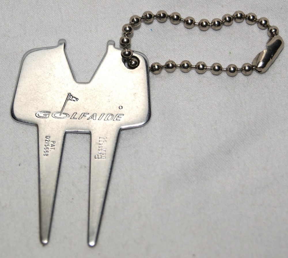 golfaide citgo golf divot tool keychain