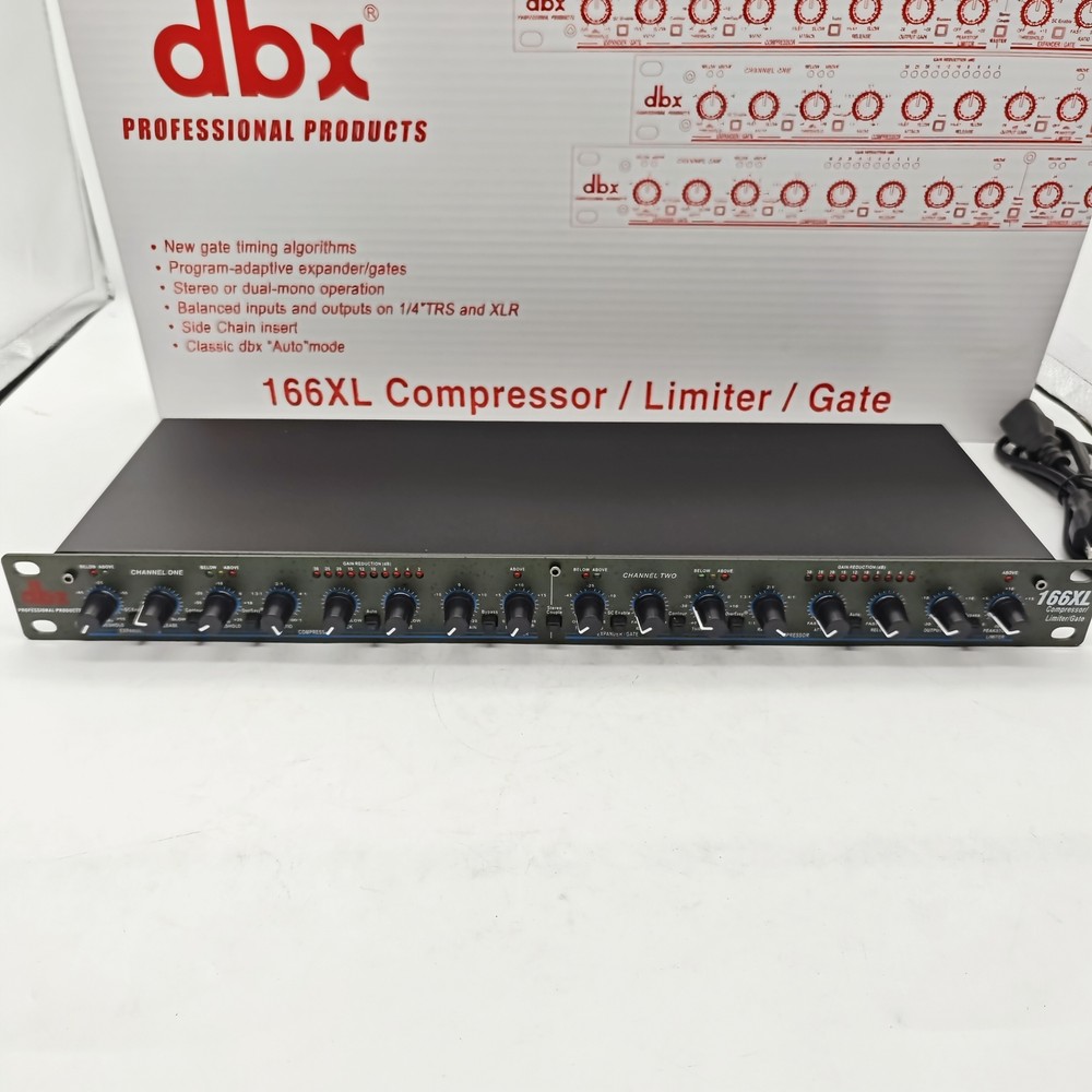 DBX 166XL Compressor Limiter/Gate Effects DSP Processor US Stock